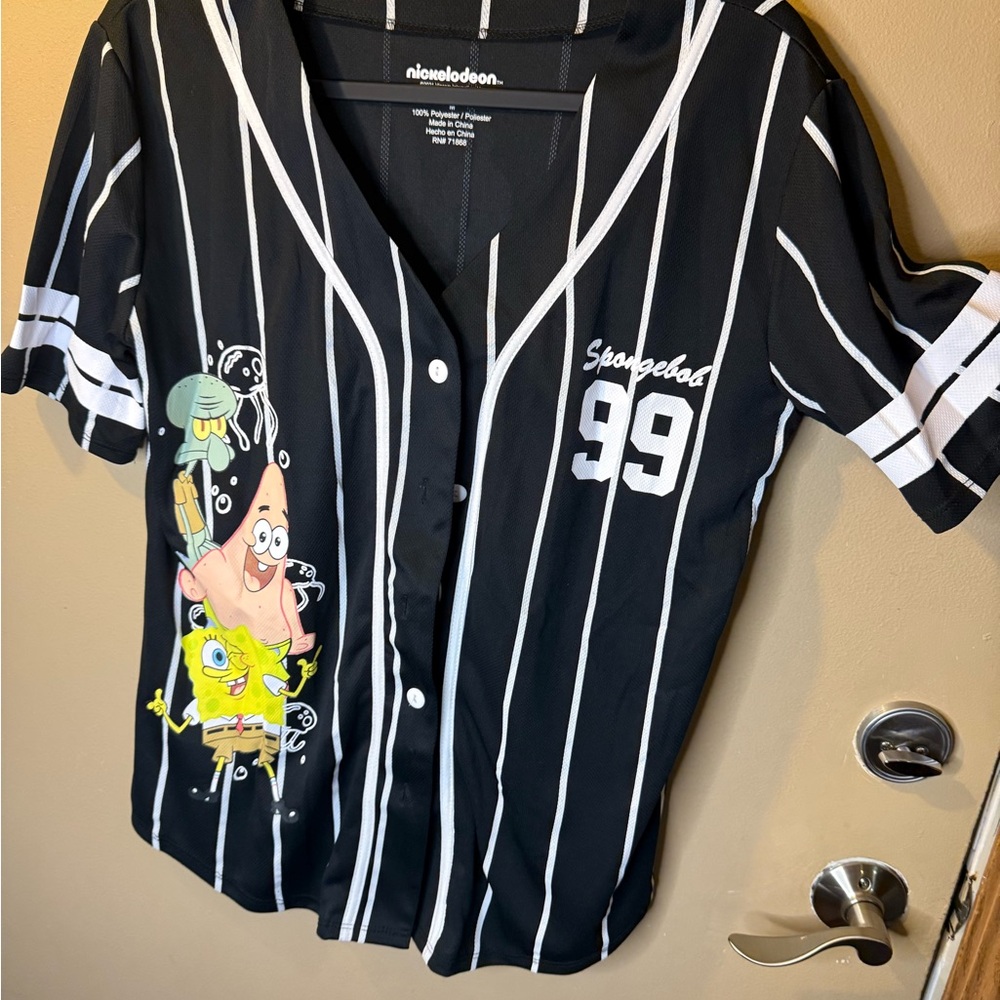 Nickelodeon Black and White Striped Apparel